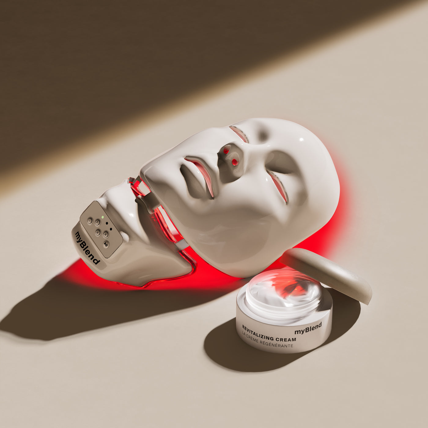 Synergie Masque LED + Crème Régénérante